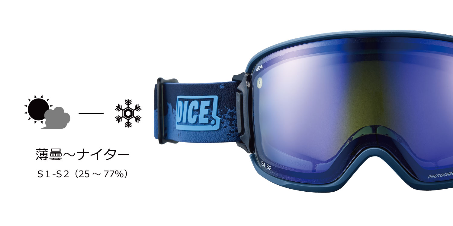 Photochromic / Light Gray / Mit Blue Mirror